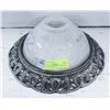 Image 1 : GLASS LAMP SHADE 11" ROUND