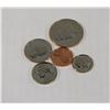 Image 2 : 1990 LOT OF 5 USA PROOF FINISH COINS