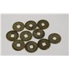 Image 1 : 10 ANCIENT CHINESE CASH COINS COLLECTION