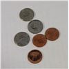 Image 1 : 1967 LOT OF 6 CANADA BU 1c & 5c COINS