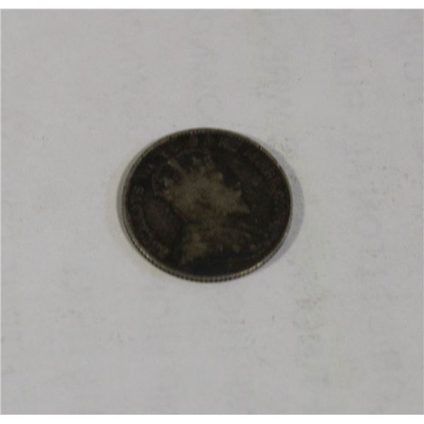 1906 SILVER CANADA 5 CENTS COINS, VERY FINE COND.