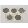 Image 1 : 5 VARIOUS VINTAGE CASINO DOLLAR/TOKENS ETC.