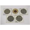 Image 1 : 5 VARIOUS VINTAGE CASINO DOLLAR/TOKENS ETC.