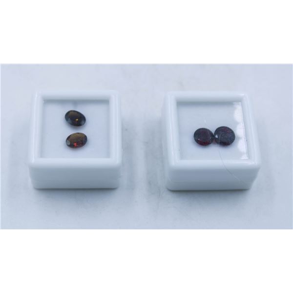 #248-UNTREATED GARNET 3.05CT & TOURMALINE 1.75 CT