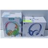 NEW 2 BOXES STERO HEADPHONES WIRELESS