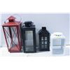 Image 1 : LANTERNS 4 PCS ASSORTED METAL SIZES &