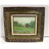 Image 1 : ESTATE ORIGINAL OIL ON CANVAS WOOD FRAME 12X16