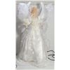 Image 1 : 30.WHITE FIBRE OPTIC  16" TALL ANGEL TREE TOPPER,