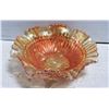 Image 1 : VINTAGE FENTON IRIDESCENT CARNIVAL GLASSWARE BOWL
