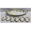 Image 1 : NORITAKE OVAL CELERY TRAY WITH 6 INDIVIDUAL