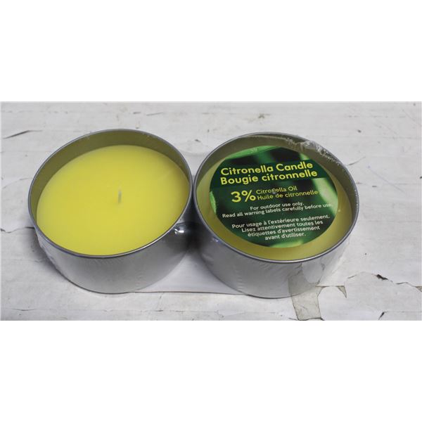 CITRONELLA CANDLE PACK OF 2