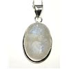 Image 1 : 25.OVAL BEZEL SET NATURAL MOONSTONE PENDANT ON