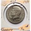 Image 1 : 16.USA 1971 KENNEDY 1/2 DOLLAR, 40% SILVER.