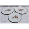 Image 1 : 3 COLLECTOR PLATES "OLD RED BRICK"