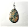 Image 1 : 24.NATURAL OVAL MULTI COLORED SNAKE SKIN JASPER