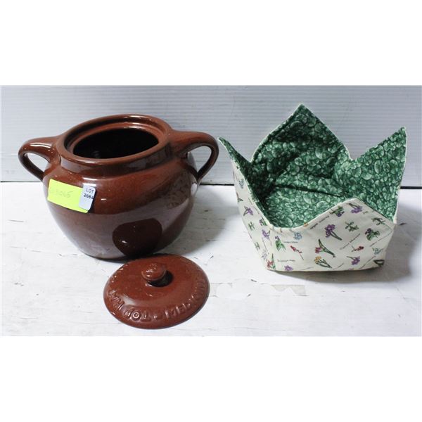 TOPHAT CONVENTIONAL BROWN BEA POT