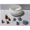 Image 1 : COALPORT BOWL WITH DECORATIVE BIRDS - ESTATE