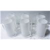 Image 1 : SIX 6"X4" & SIX 5.5"X3" GLASS CYLINDARS