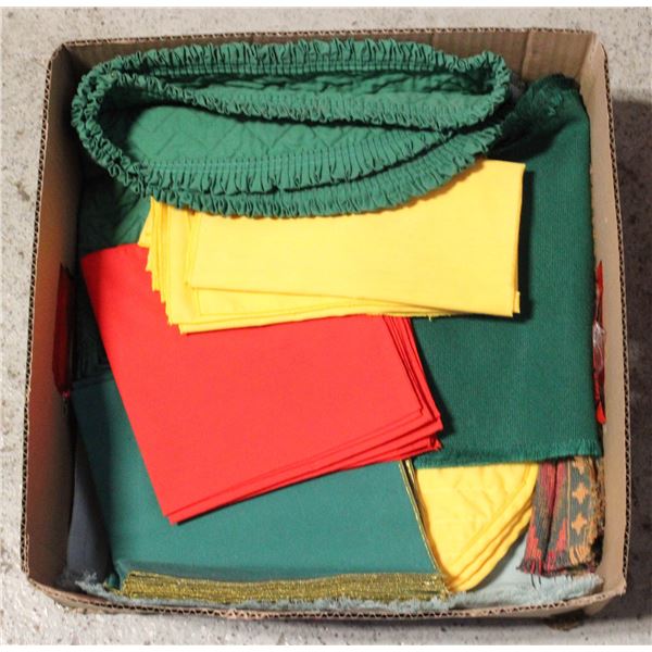 ASSORTED PLACEMATS & NAPKINS - ESTATE