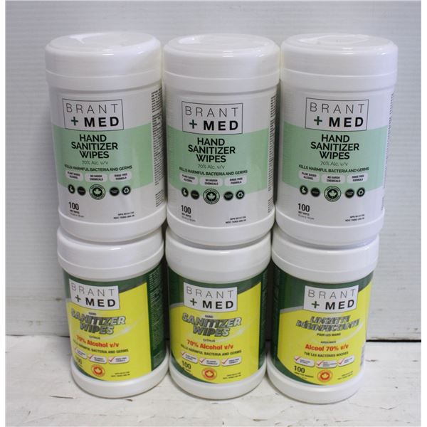 600 BRENT PLUS MED SANITIZER WIPES