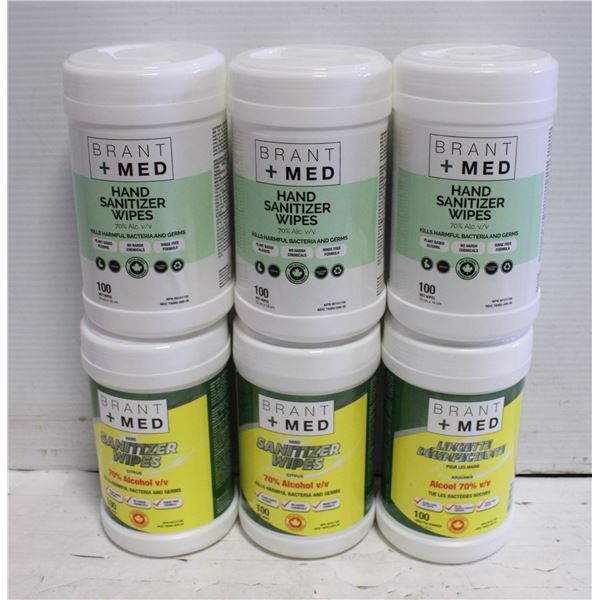 600 BRENT PLUS MED SANITIZER WIPES