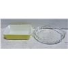 Image 1 : PYREX REFRIGERATOR DISH, FLUTED DEEP DISH PLATE