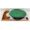 Image 1 : 5 HEAVY GREEN PLATES