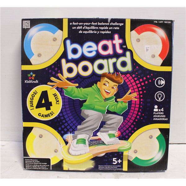 KIDKRAFT BEAT BOARD MUSICAL GAME, UP TO 4 PLAYERS