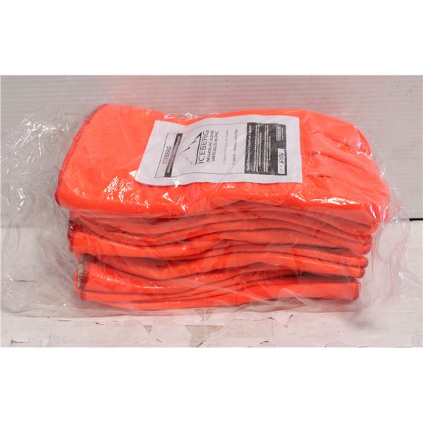 6 PAIRS OF ICEBERG PVC GLOVES