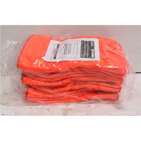 6 PAIRS OF ICEBERG PVC GLOVES
