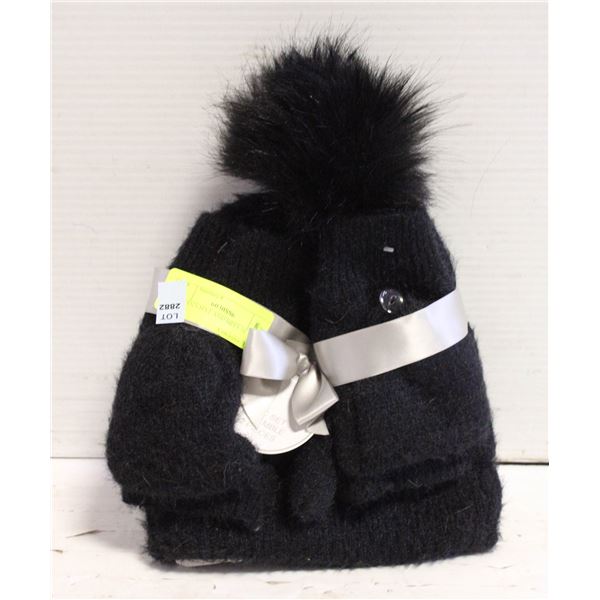 WOMAN'S HAT AND MITT SET