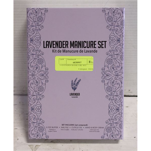 LAVENDER MANICURE SET