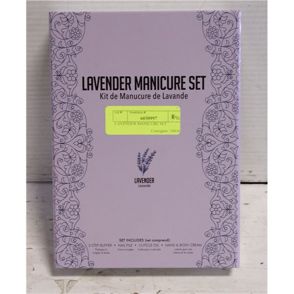 LAVENDER MANICURE SET