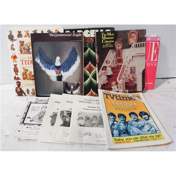CRAFT BOOKS & PATTERNS