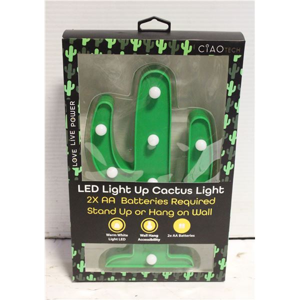 LED LIGHT UP CACTUS LIGHT