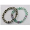 Image 1 : #149-NATURAL SPORT JASPER & FLOURITE BRACELET