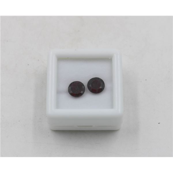 #197- UNHEATED DARK RED GARNET GEMSTONES 3.00 CT