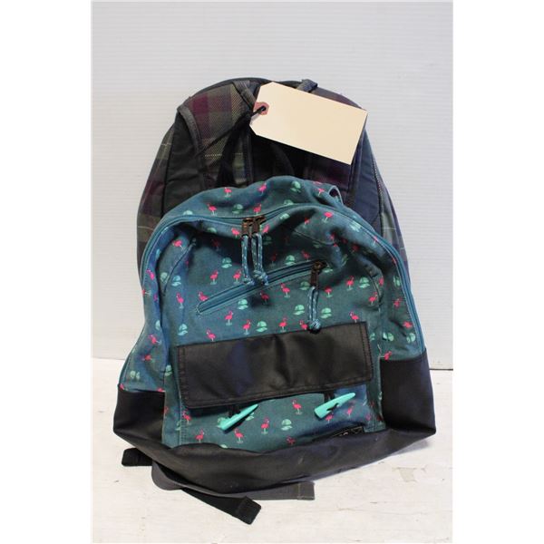 LOT OF (2) DAKINE YOUTH SCHOOL BACKPACKS