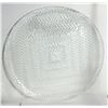 Image 1 : 24) HERRING BONE GLASS 13" PLATTER IN CLEAR GLASS
