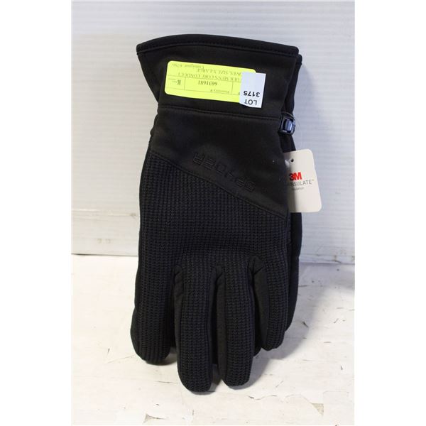SPYDER MEN'S CORE CONDUCT GLOVES, SIZE X-LARGE
