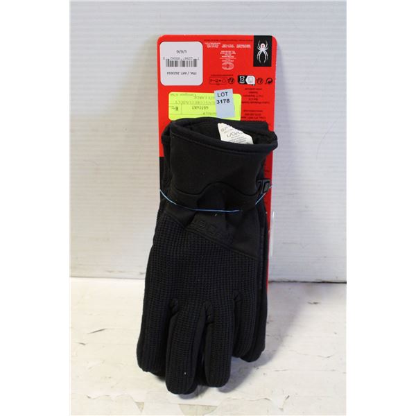 SPYDER MEN'S CORE CONDUCT GLOVES, SIZE LARGE
