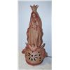 Image 1 : TERRA COTTA 24" OUR LADY OF GUADALUPE STATUE-