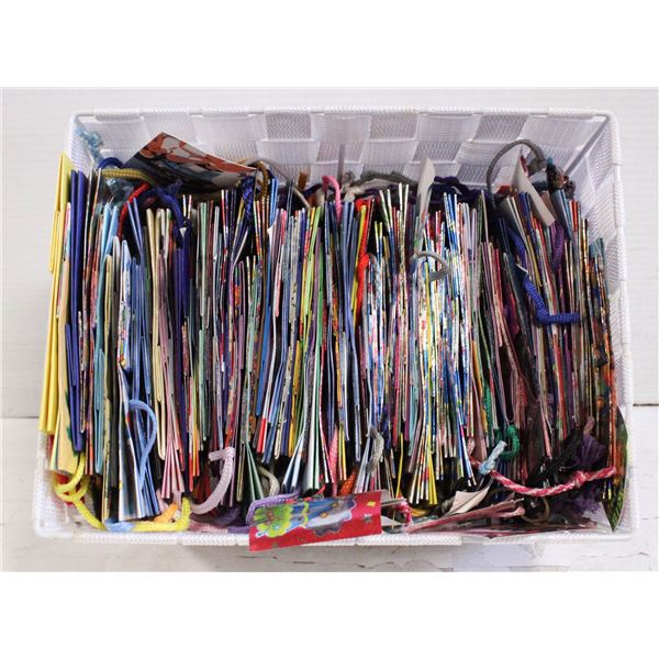 UNCLAIMED - BIN WITH SIZE SMALL GIFT BAGS