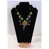 Image 1 : VTG "DZINZ" SIGNED FLORAL "Y"