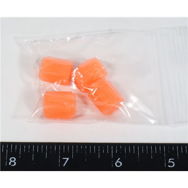 NEW ORANGE GLOW IN THE DARK VALVE STEM COVERS