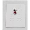 Image 1 : #42-HEATED RED RUBY & CZ PENDANT
