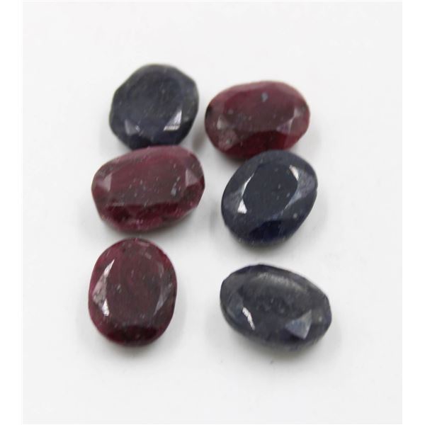 #107-BLUE SAPPHIRE & RUBY GEMSTONES 94.50CT