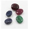 Image 1 : #111-BLUE SAPPHIRE & RUBY, EMERALD 97.95 CT