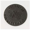 Image 2 : OLD STEEL "$1 ONE DOLLAR NON NEGOTIABLE" TOKEN