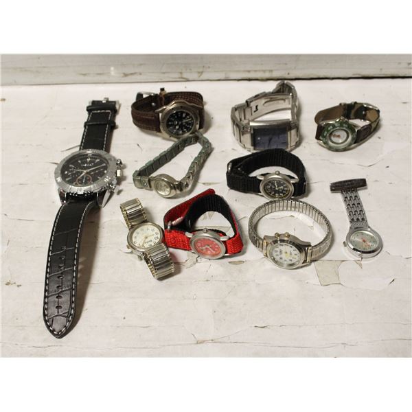 LOT OF MISCELLANIOUS FASION WATCHES